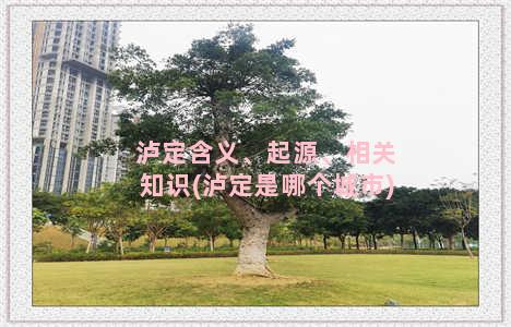 泸定含义、起源、相关知识(泸定是哪个城市)